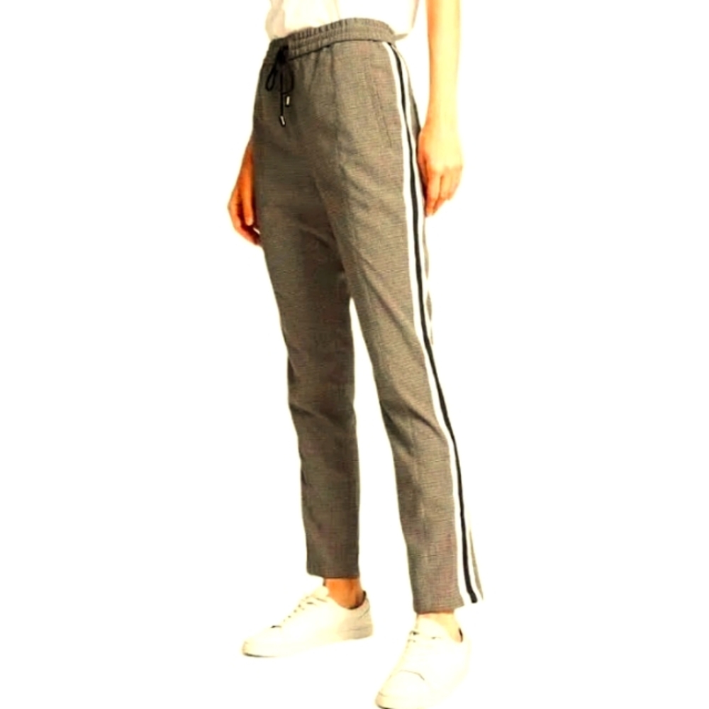 NEW With Tag Rebecca Minkoff Nora Houndstooth Pull-on Pants Women's Sz Small NWT